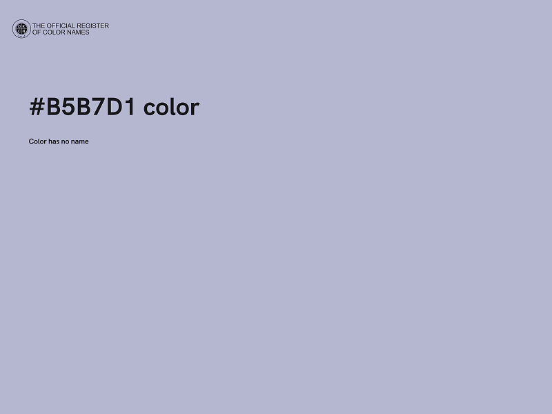 #B5B7D1 color image