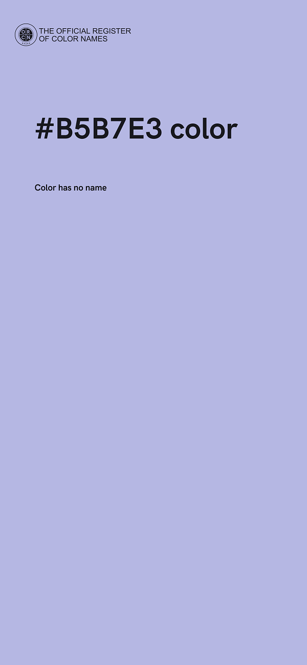 #B5B7E3 color image