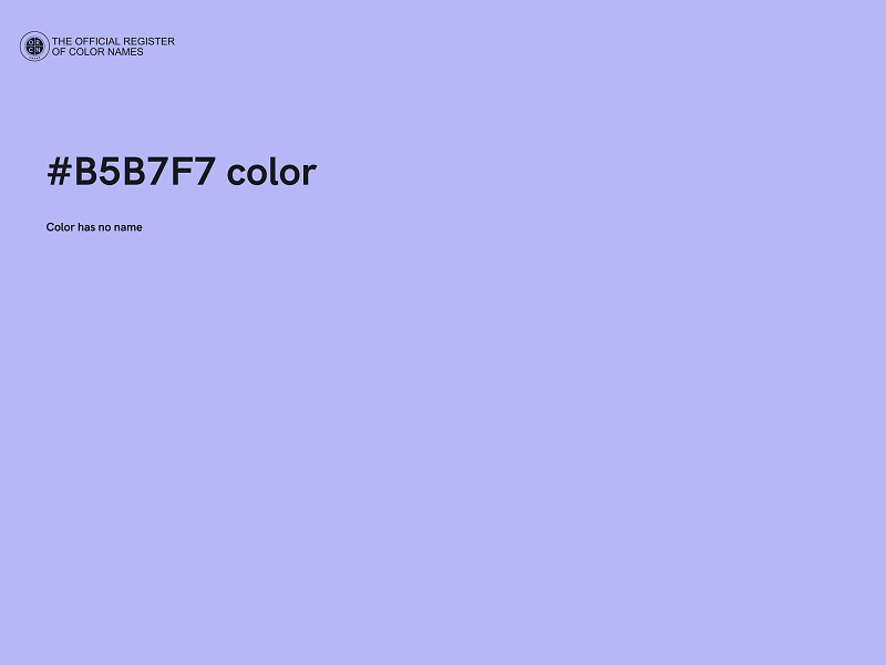 #B5B7F7 color image