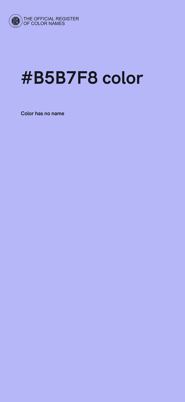 #B5B7F8 color image