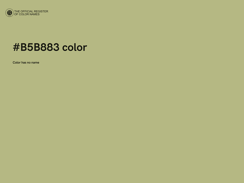 #B5B883 color image