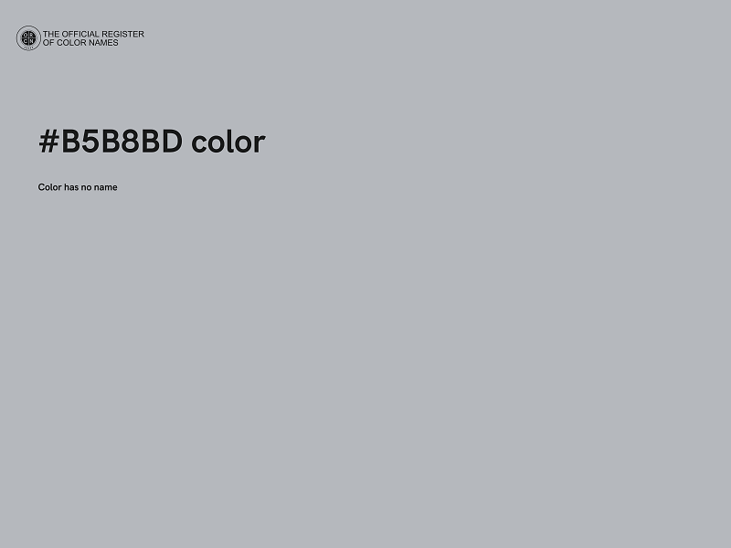 #B5B8BD color image