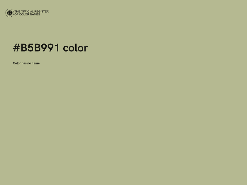 #B5B991 color image