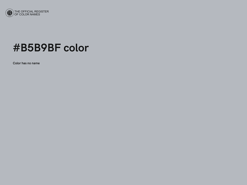 #B5B9BF color image