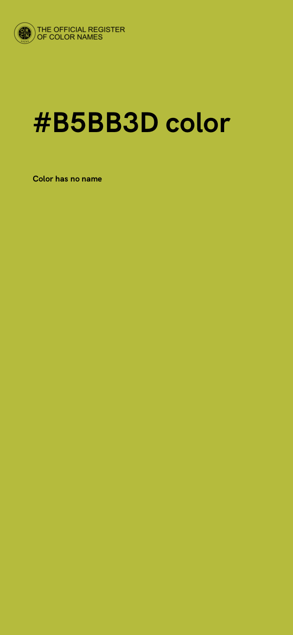 #B5BB3D color image