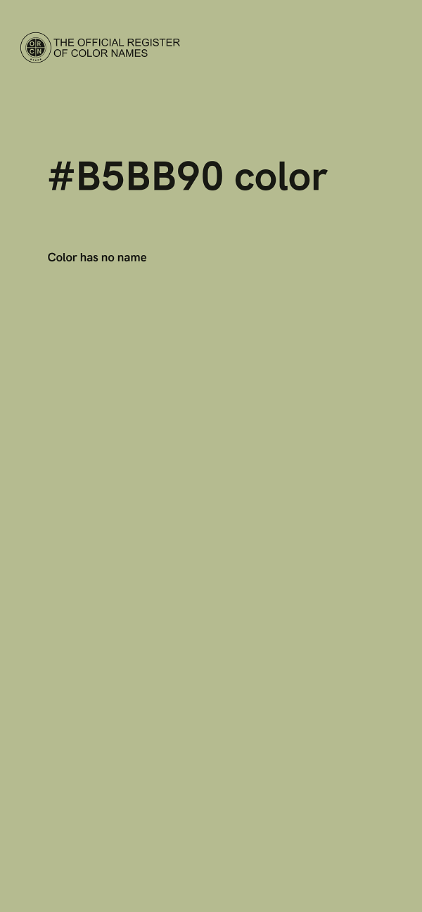 #B5BB90 color image