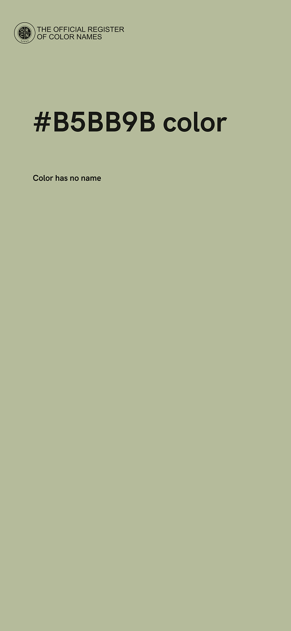 #B5BB9B color image