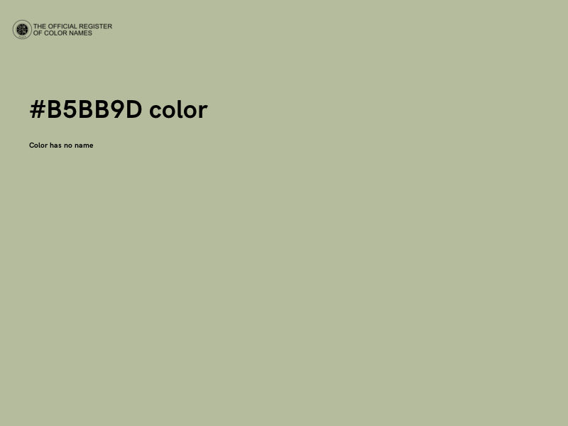#B5BB9D color image