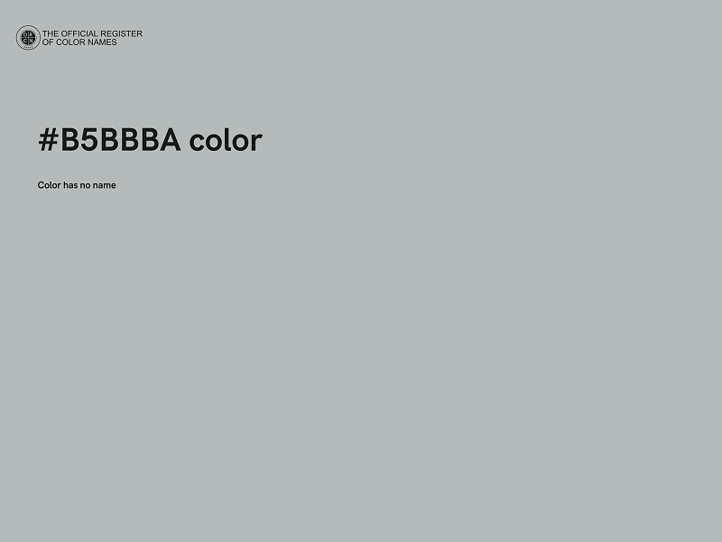 #B5BBBA color image