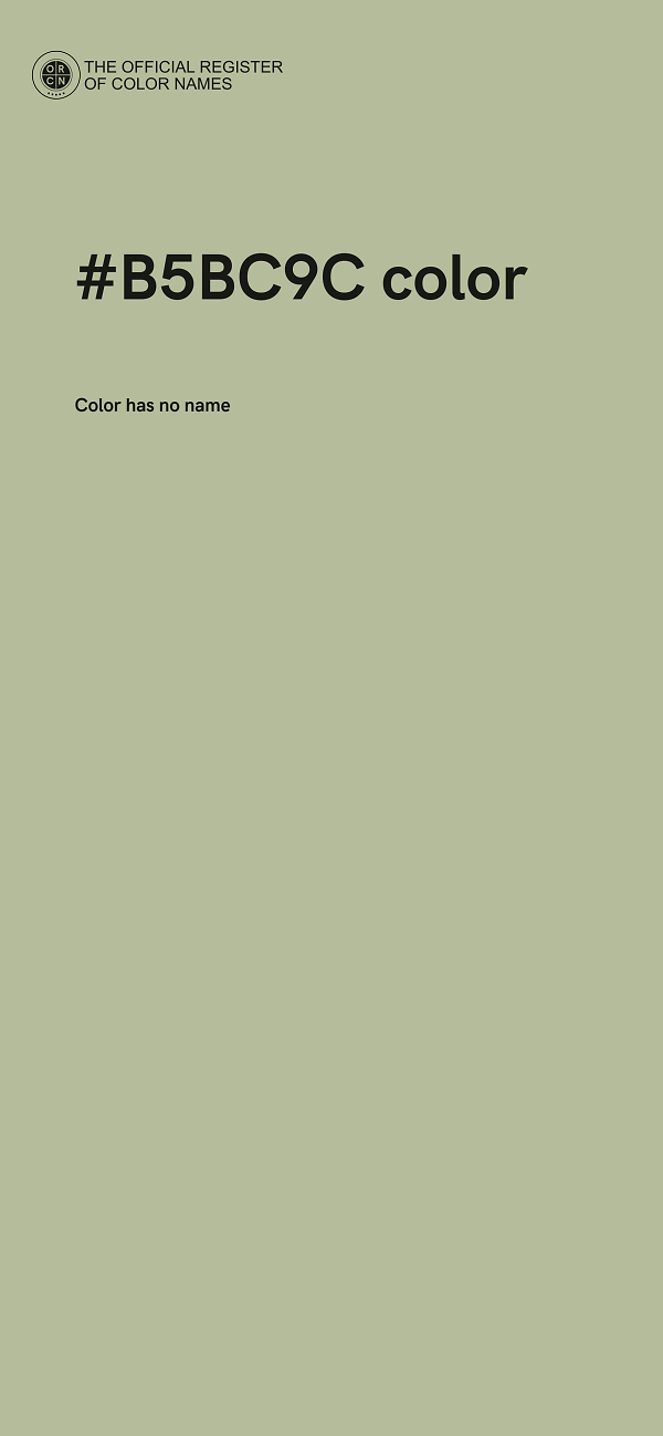 #B5BC9C color image