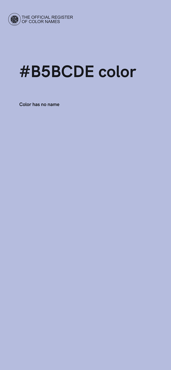 #B5BCDE color image