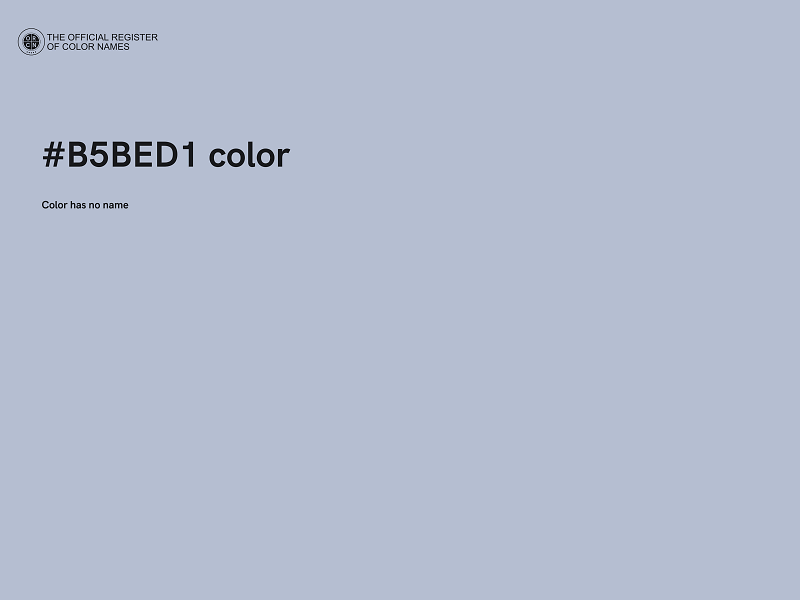 #B5BED1 color image