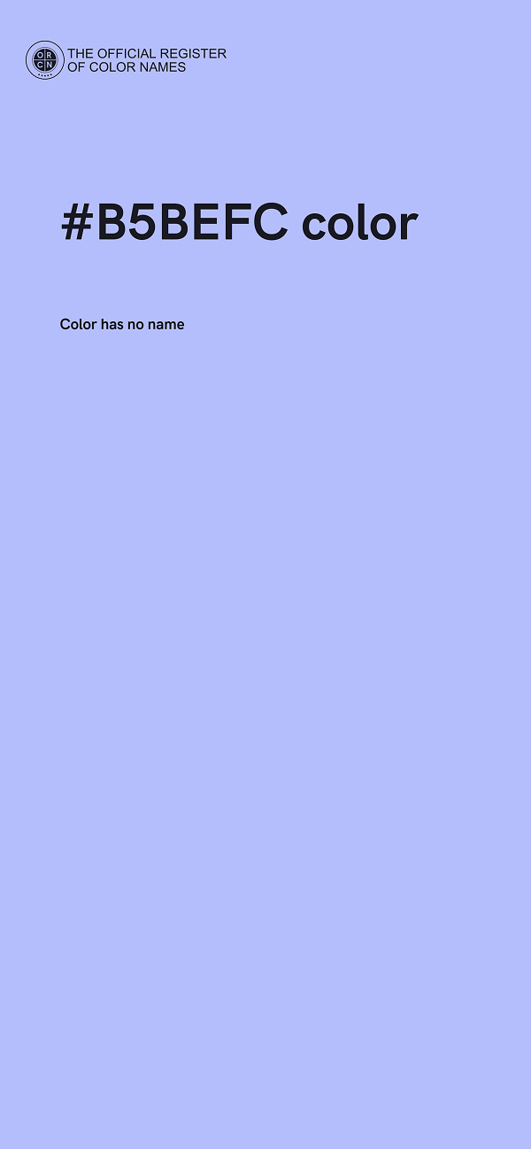 #B5BEFC color image