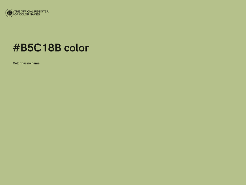 #B5C18B color image