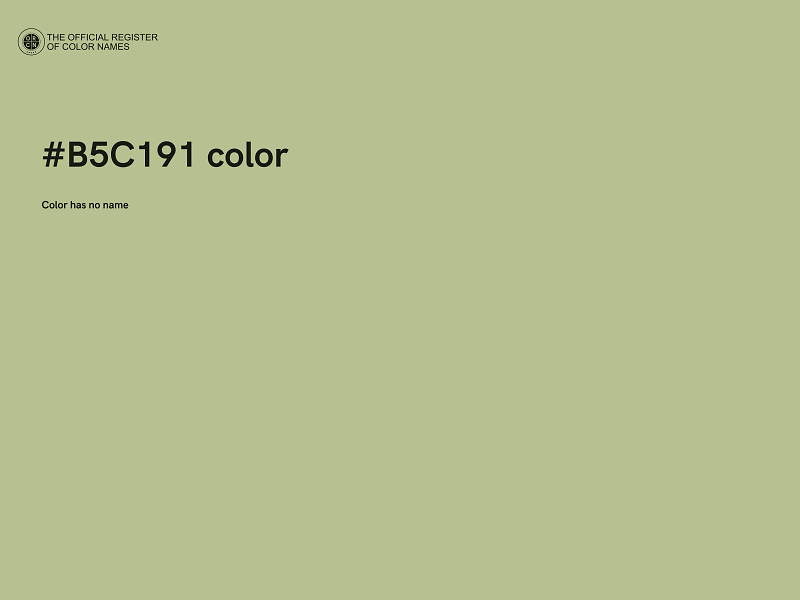 #B5C191 color image