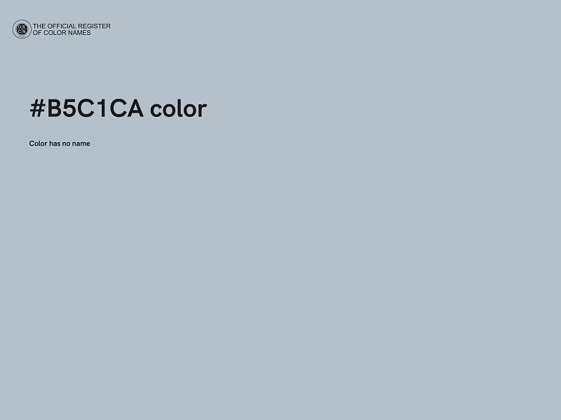 #B5C1CA color image