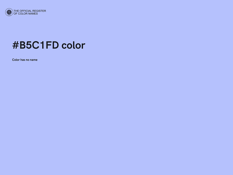 #B5C1FD color image