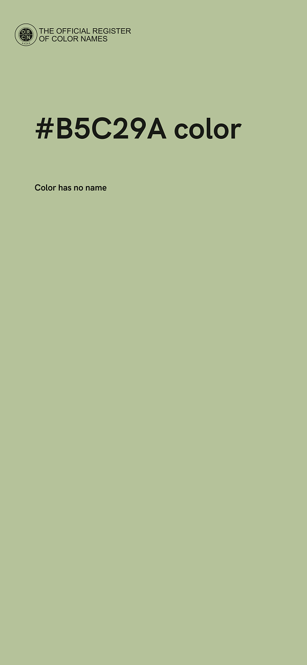 #B5C29A color image