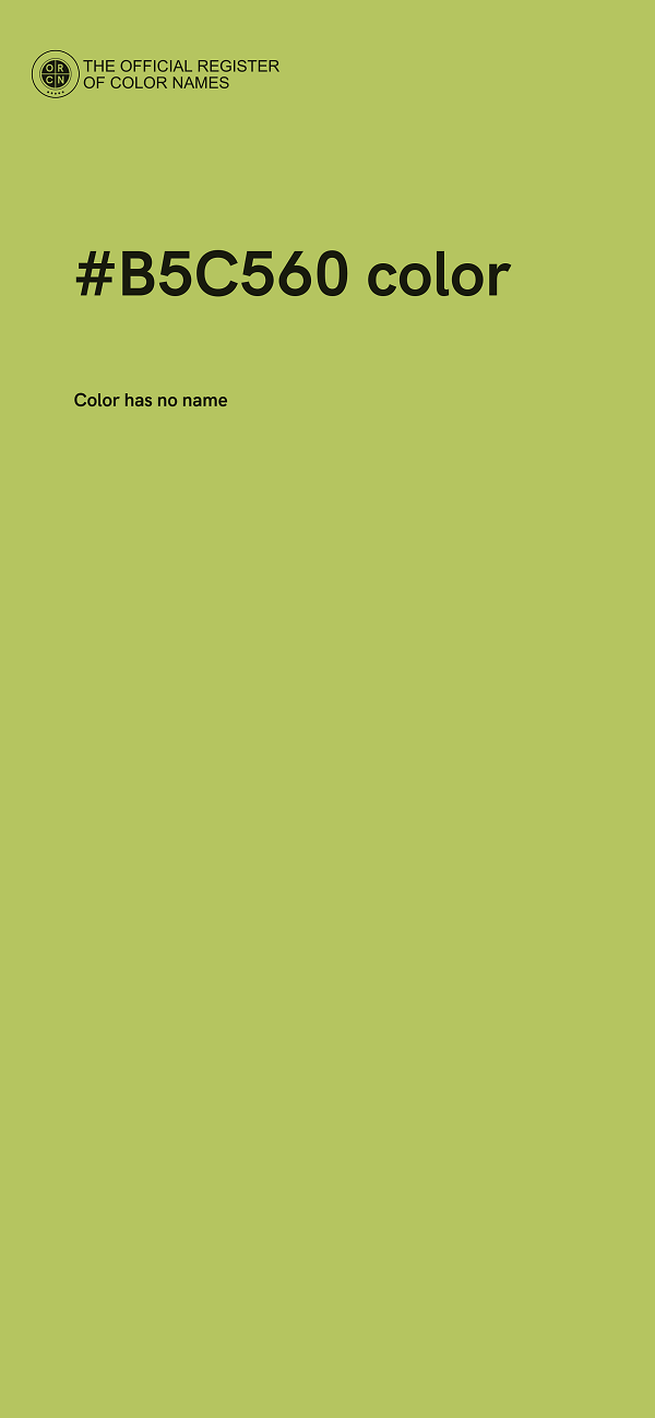 #B5C560 color image