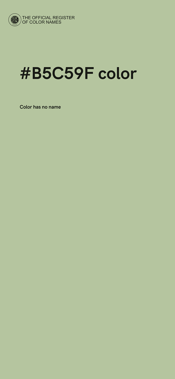 #B5C59F color image