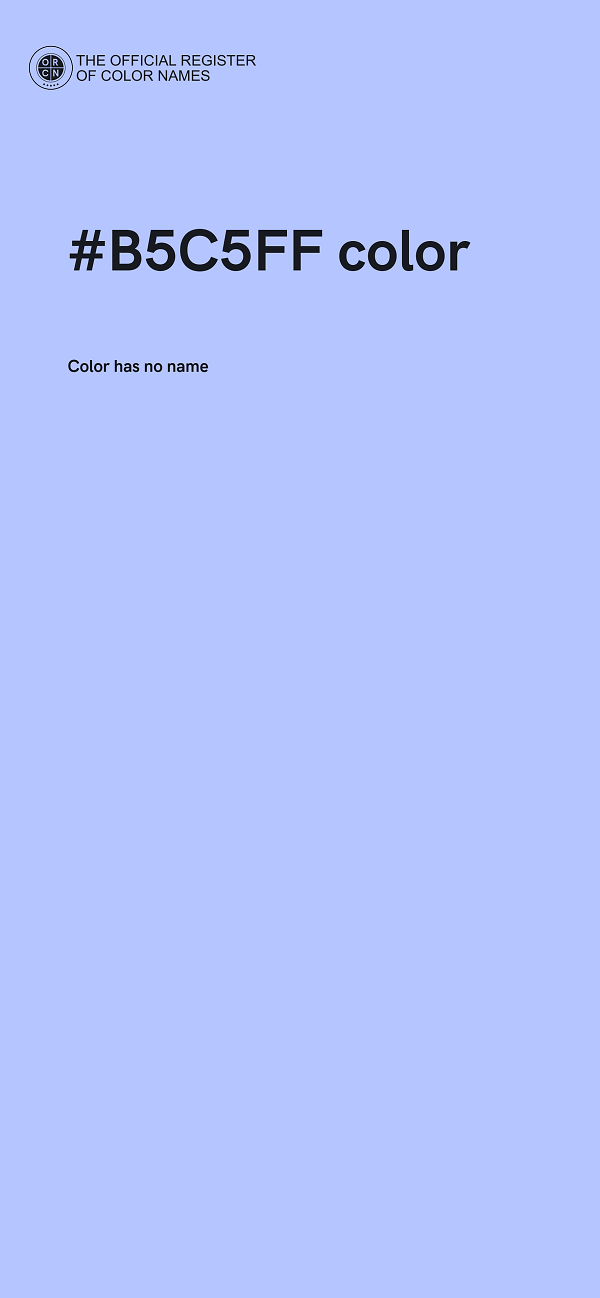 #B5C5FF color image