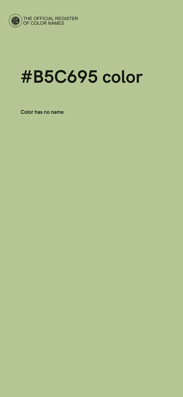 #B5C695 color image