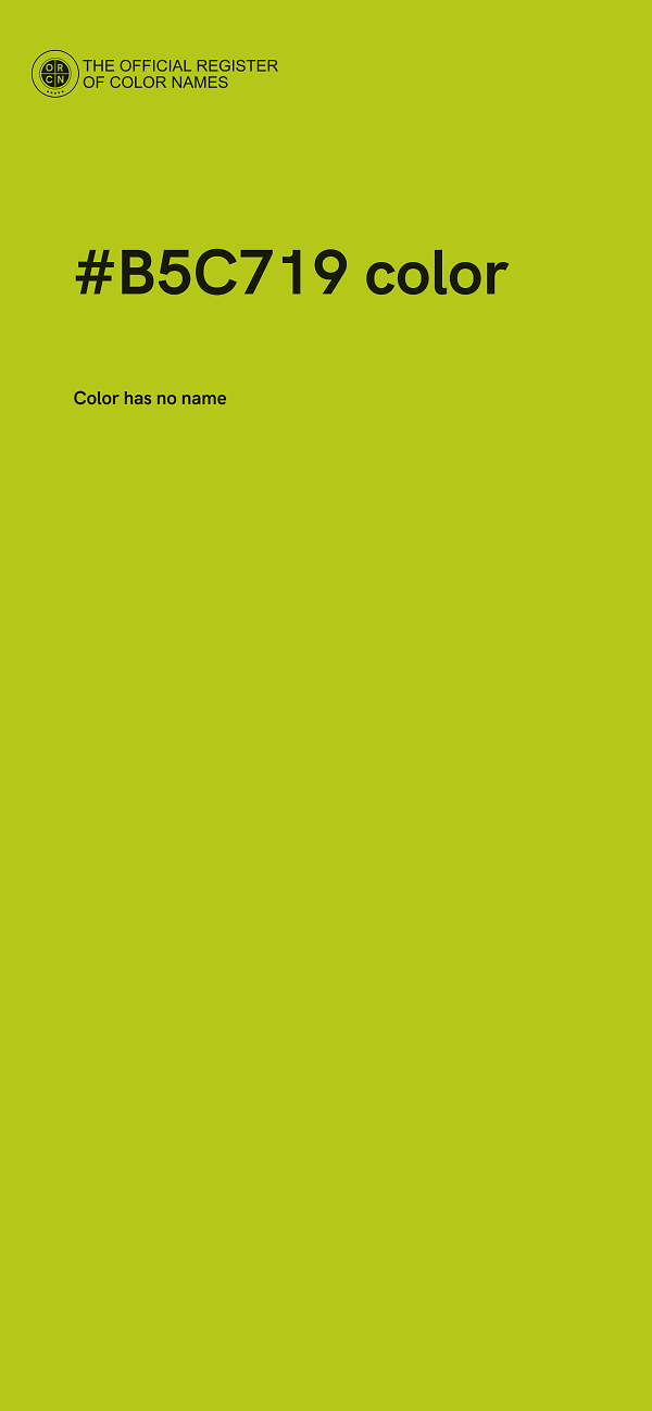 #B5C719 color image