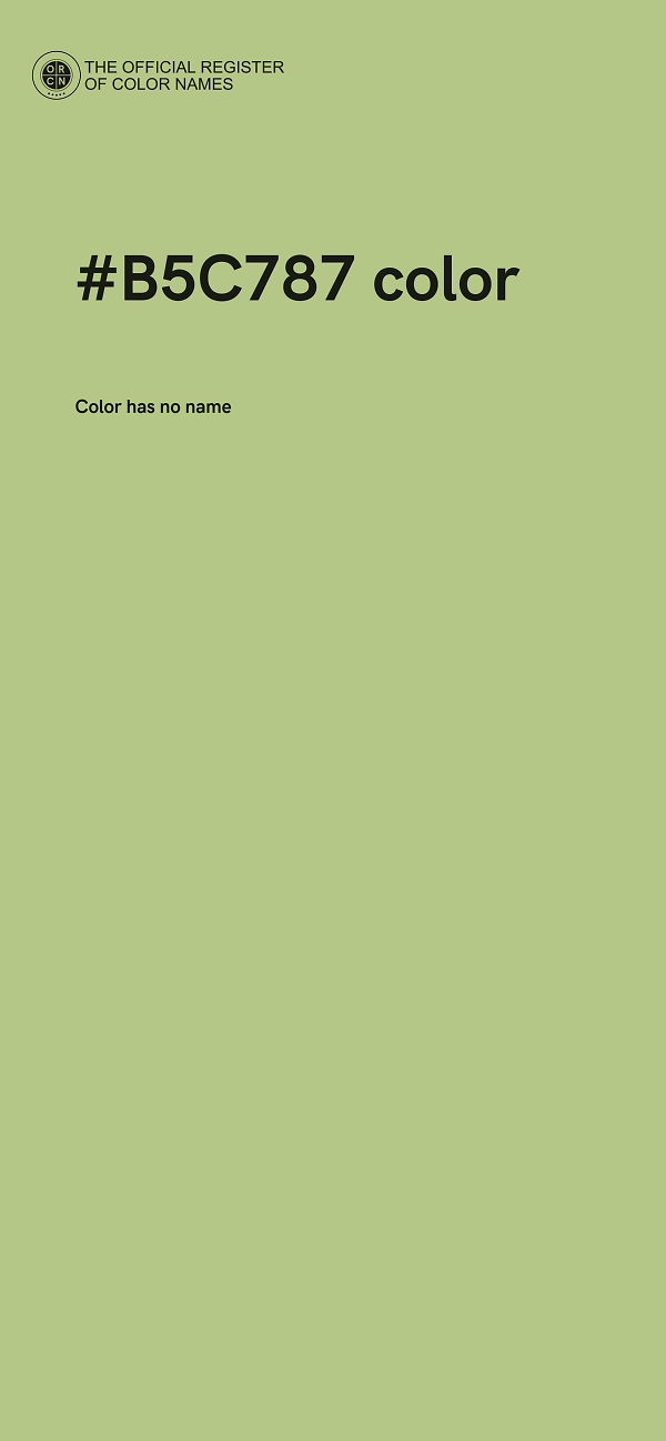 #B5C787 color image