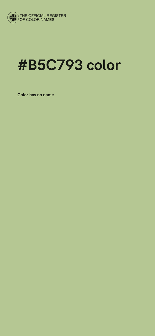 #B5C793 color image