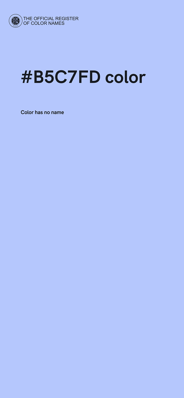 #B5C7FD color image
