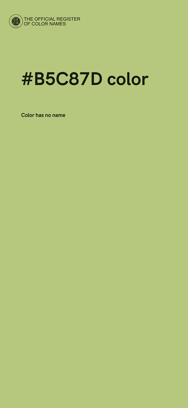 #B5C87D color image