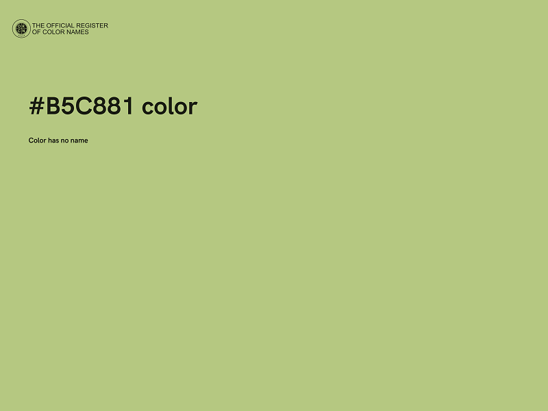 #B5C881 color image