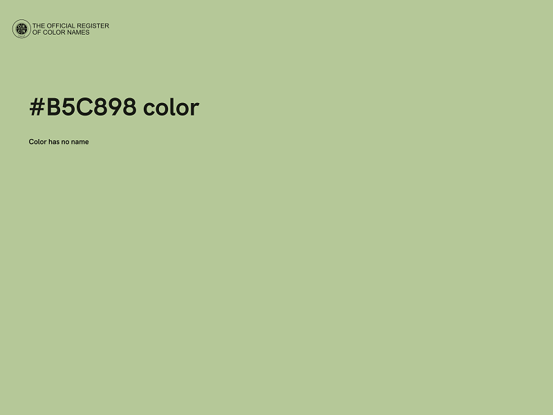 #B5C898 color image