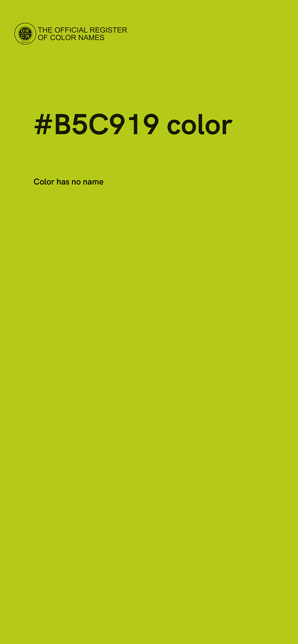 #B5C919 color image