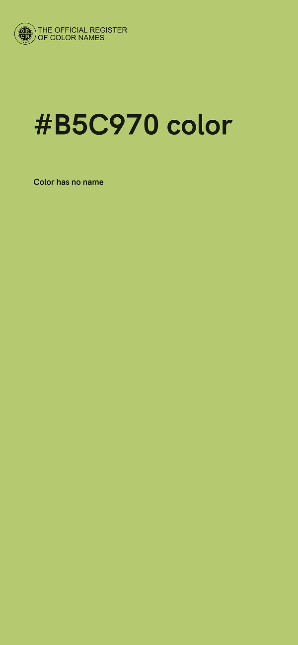 #B5C970 color image