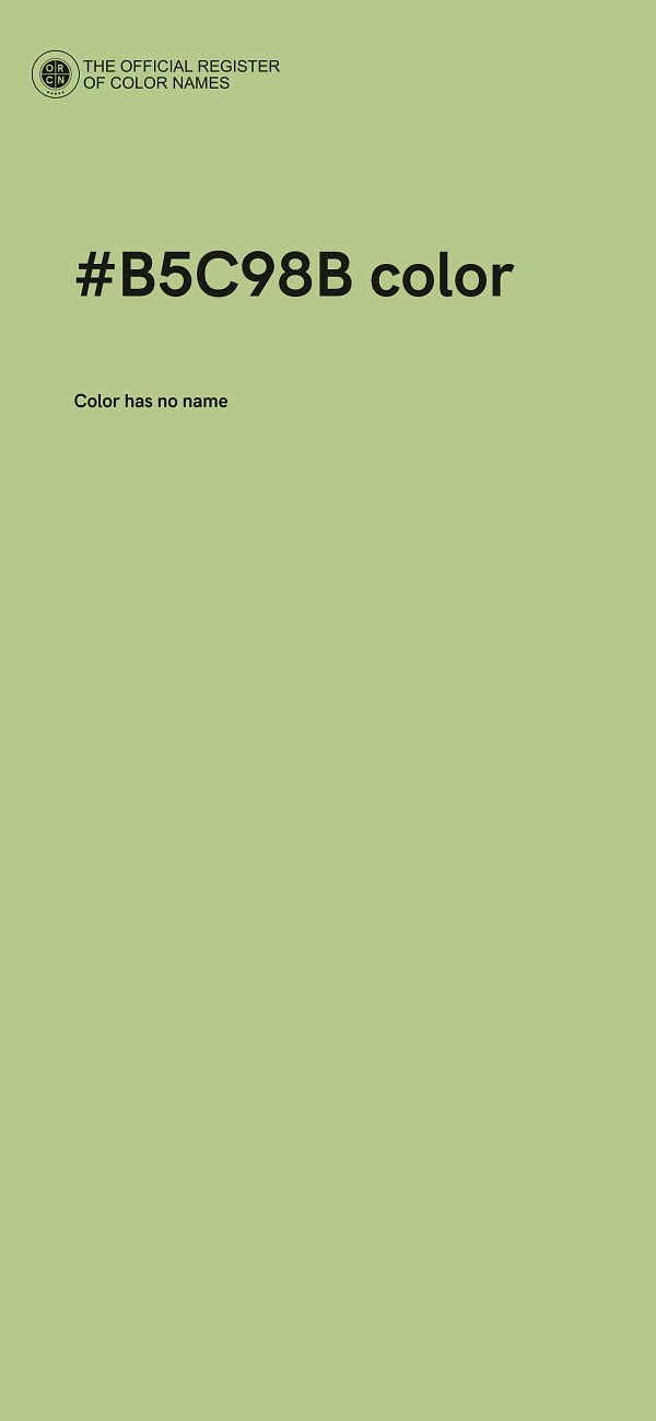 #B5C98B color image