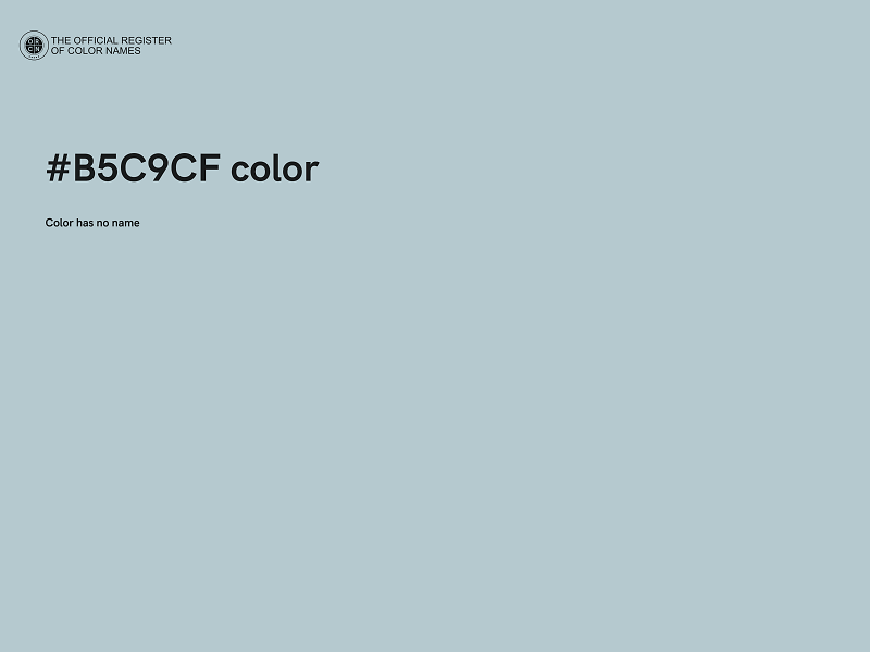 #B5C9CF color image