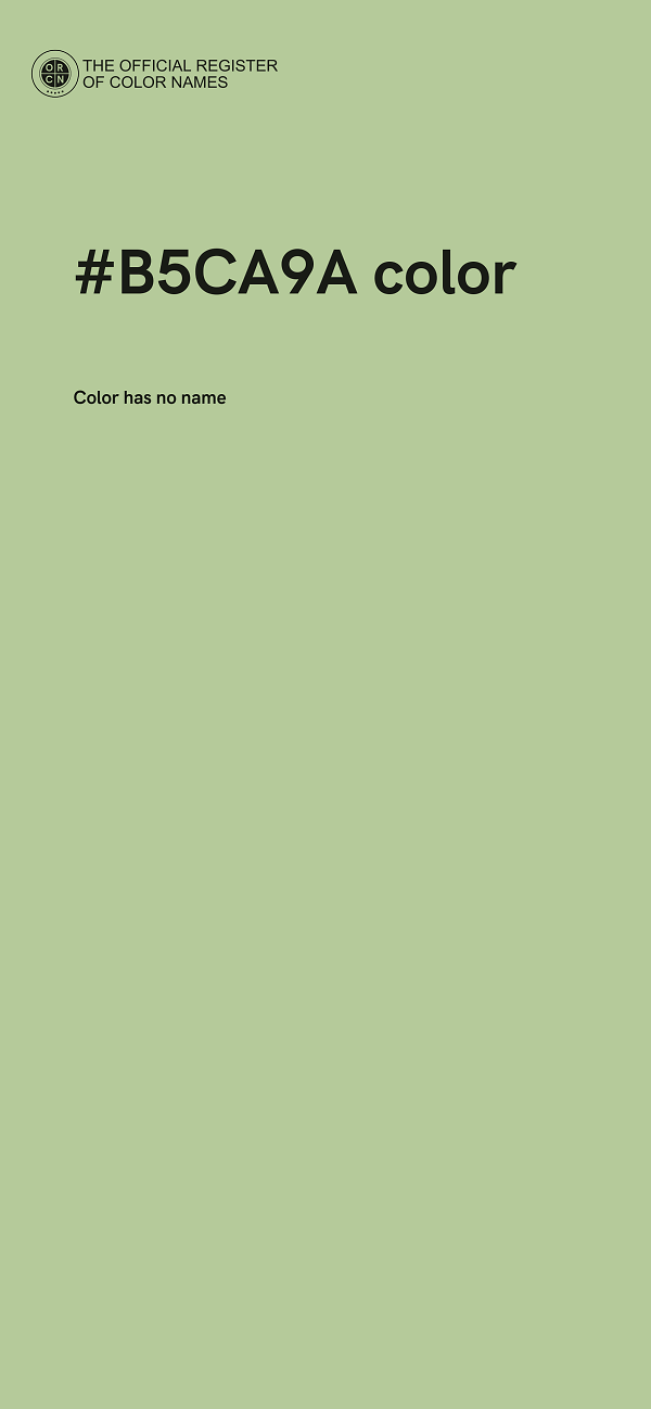 #B5CA9A color image