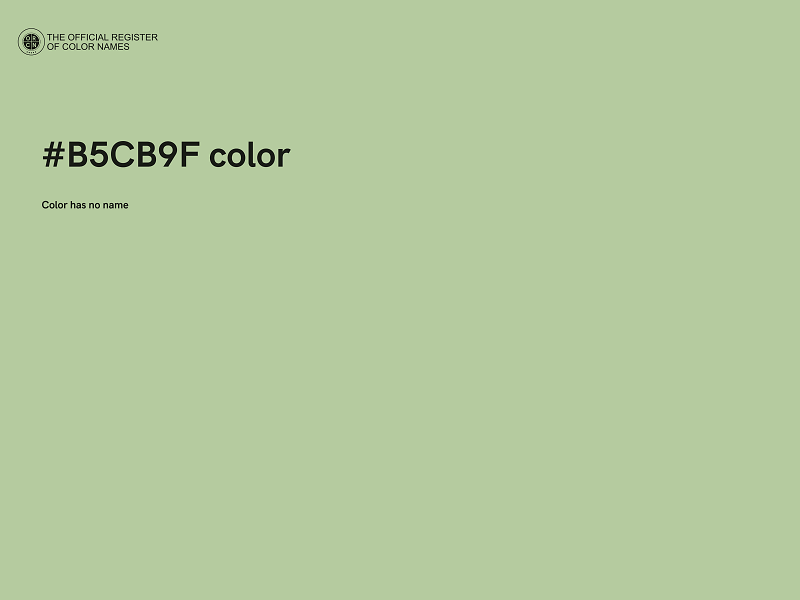 #B5CB9F color image