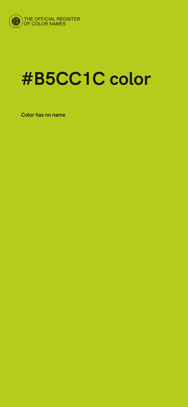 #B5CC1C color image