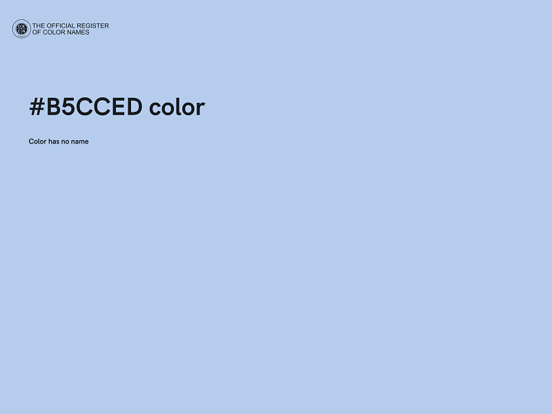 #B5CCED color image