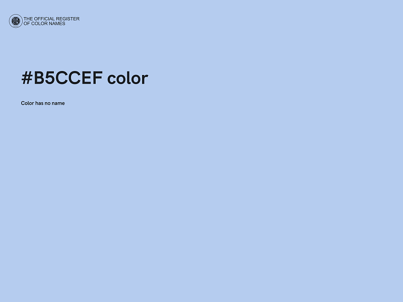 #B5CCEF color image