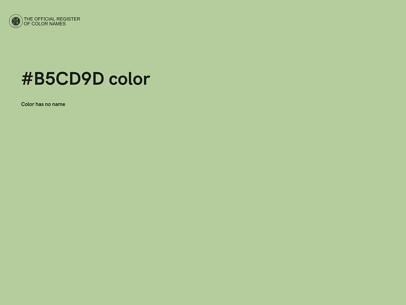 #B5CD9D color image