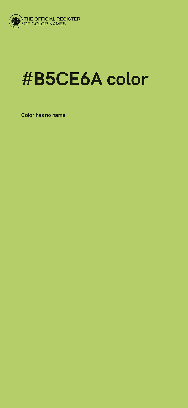 #B5CE6A color image