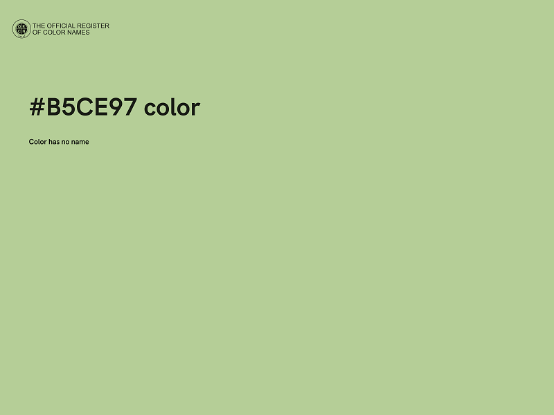 #B5CE97 color image