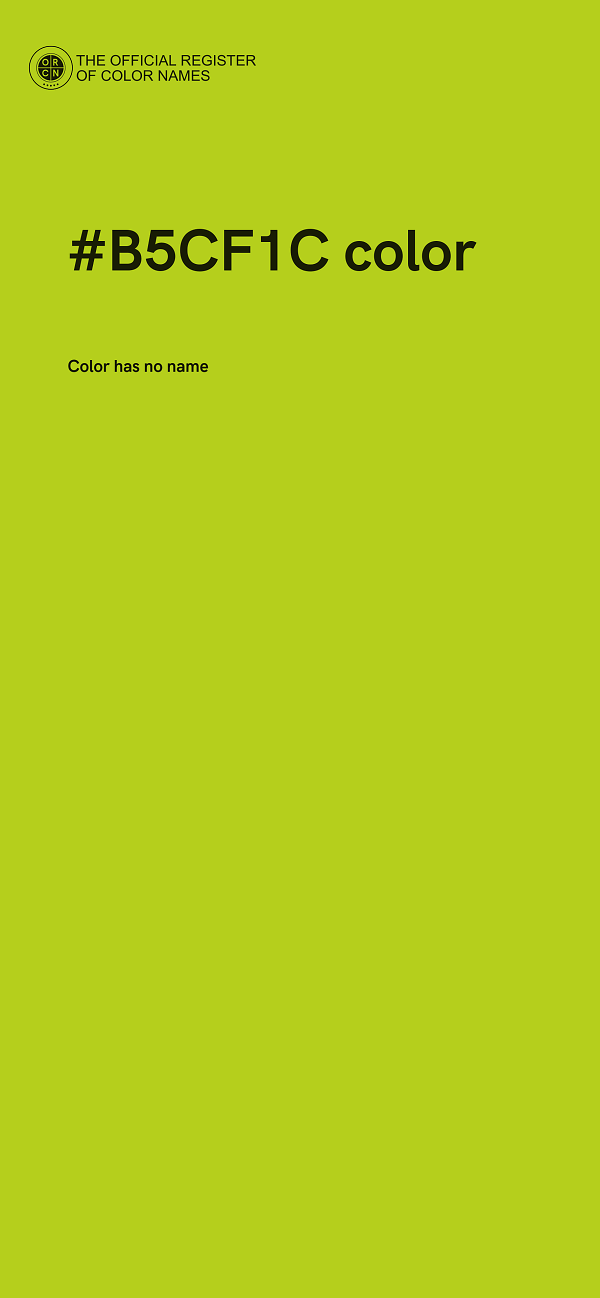 #B5CF1C color image