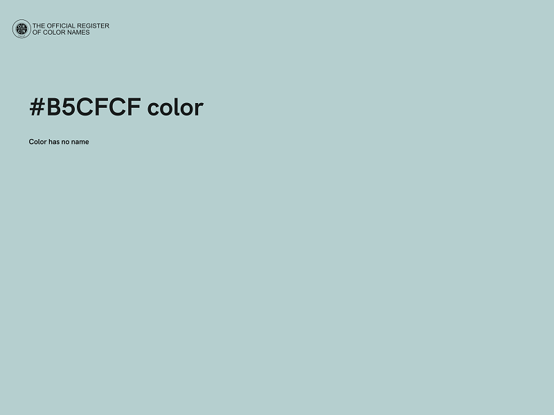 #B5CFCF color image