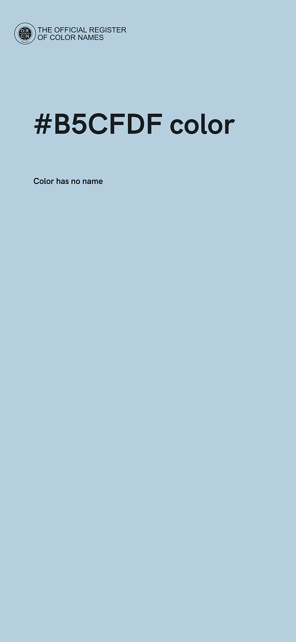 #B5CFDF color image