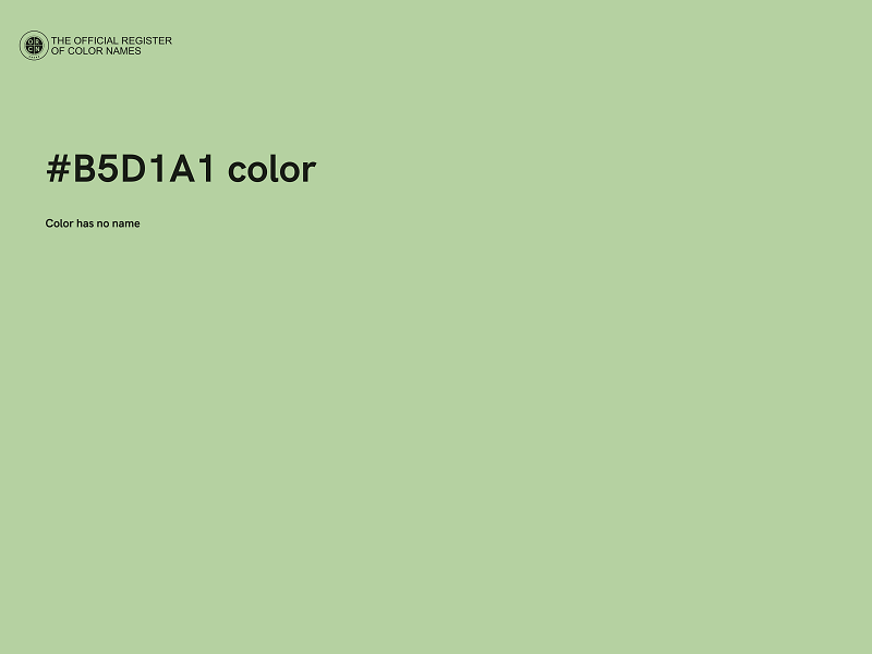 #B5D1A1 color image