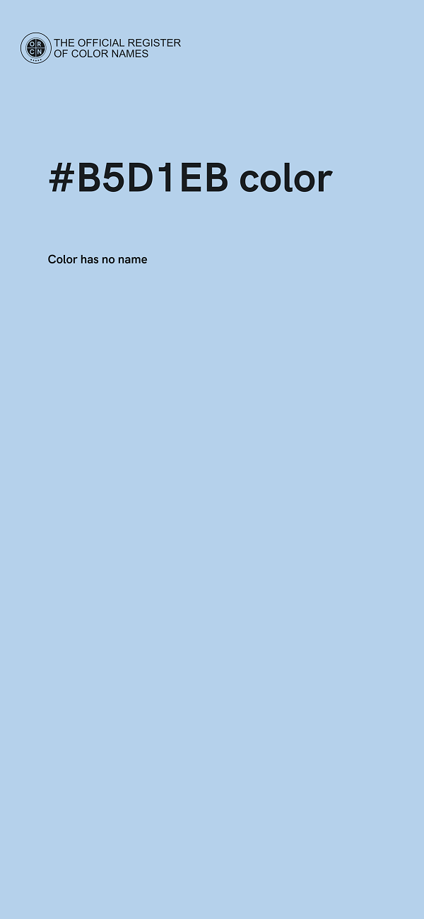 #B5D1EB color image